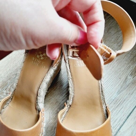 Vince Camuto Boho Wedge Heels Espadrilles Summer sz: 9.5M - Picture 7 of 10